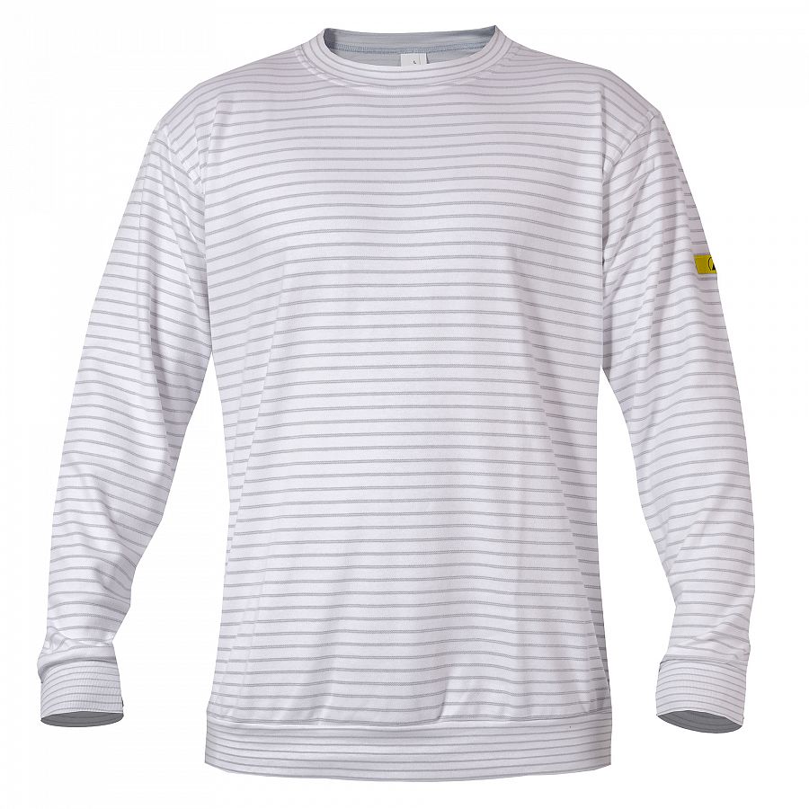 Mikina PXT Antistatic wear bílá přes hlavu 290 g/m2